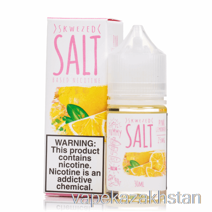 Vape Disposable Pink Lemonade - SKWEZED Salts - 30mL 50mg